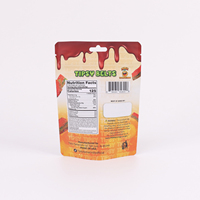 Sachet Mylar Personnalisé Refermable Qualité Alimentaire Mat Autoportant Facile à Déchirer Emballage UV Sélectif Feuille d'Aluminium Vente Directe Usine