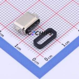 TYPE-C 16PFS 2JCB1.6-H6.5 IPX8 USB Connector SMD Connector Type-C USB 3.1 Female Sink Board - Product Image 1