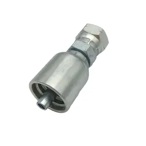 22611D Stainless Steel Hydraulic Hose Fittings Swivel Parker JIC Female Crimp Fitting Hydraulic Hose Ferrule One Piece Fitting