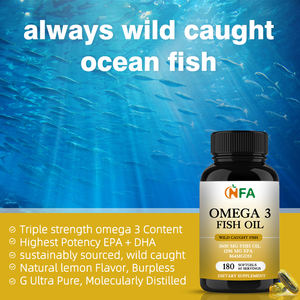 Suplemento de extracto de aceite de pescado Omega-3 orgánico personalizado Salud del corazón y soporte inmunológico Omega-3 Cápsulas blandas de aceite de pescado - Product Image 4