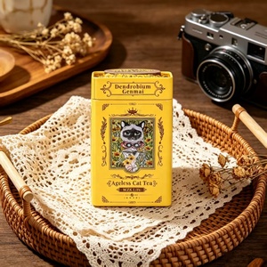 Offre Spéciale – Boîte à Thé Rectangulaire en Fer Blanc de Qualité Alimentaire, Style Rétro Européen, avec Gravures Décoratives – Rangement Écologique pour le Thé – Idéal pour Cadeaux - Product Image 1