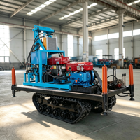 Foreuse hydraulique diesel stable pour puits d'eau, machine de forage de puits pour diverses conditions géologiques
