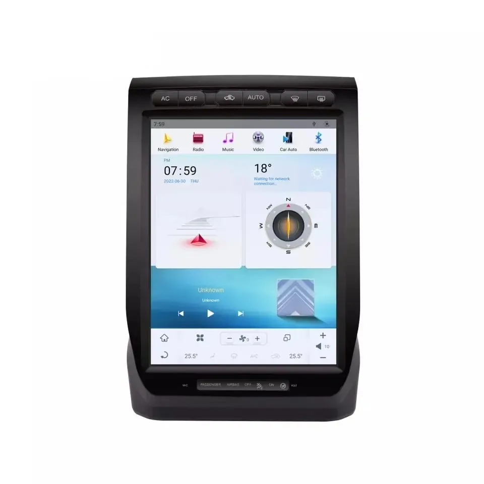 ZWNAV 13 بوصة شاشة لمس GPS ملاحة الروبوت مشغل DVD للسيارة ستيريو سيارة راديو فيديو للفورد F150 2015-2019