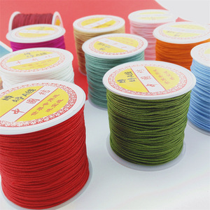 Boting A-line 1mm handmade <b>bracelet</b> braiding <b>rope</b> jewelry thread and ornament material Mid-Autumn Festival knot five-color <b>rope</b> - Product Image 2