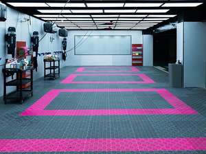 Baldosas <span class=keywords><strong>de</strong></span> Suelo Encajables <span class=keywords><strong>de</strong></span> Polipropileno <span class=keywords><strong>de</strong></span> 40x40x4cm, Elevadas, Antideslizantes e Impermeables para Uso en Interiores y Exteriores - Product Image 4