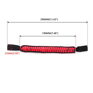 <b>Car</b> Rear Seat Braided Rope Handles Nylon Universal Seat <b>Armrests</b> Drive Assist Handle Black Red Blue Yellow Green - Product Image 2