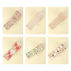 Cinta Decorativa de Cáñamo JIAXUN de Alta Calidad, 6cm x 3m, para Navidad, Venta al Por Mayor Directa de Fábrica, Hecho en China - Product Image 3