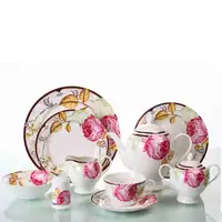 Juego de café de porcelana turca exótica, oro en relieve, taza de té y platillo