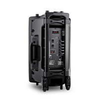 Altavoz Bluetooth CQA de 12 Pulgadas y 300W, el Mejor Altavoz con Ruedas para Fiestas al Aire Libre, Fácil de Transportar