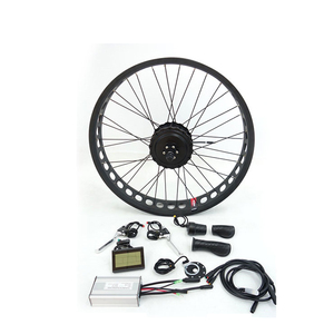 Kit Conversion Vélo Électrique 1500W 48V - Roue Moteur Arrière 26" Snow Bike