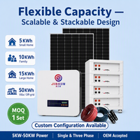 Système de stockage d'énergie solaire domestique 10kWh 15kWh 20kWh, pack LiFePO4 51.2V 200Ah 314Ah, système de stockage d'énergie domestique 6000 cycles
