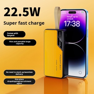 Sạc dự phòng dung lượng cao 30000mAh giá rẻ, cổng Type-C, sạc di động 10W, cổng Micro USB, dùng ngoài trời, kiểu dáng thời trang, hộp giấy USB - Product Image 4