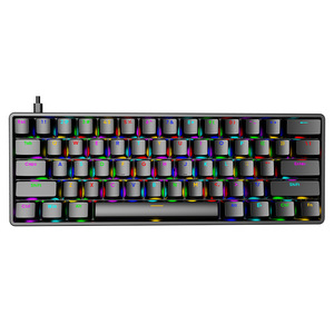 Factory Direct Sales Mechanical Gaming <b>Keyboard</b> Full-Size RGB with USB Interface Inserted Without Bumping Heat and New - Product Image 1