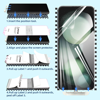 Película de protección de pantalla de TPU de cubierta ultrafina Premium para Samsung Z Flip 6 5 4 3 sin paquete