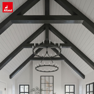 Allandgroup, poutres en <span class=keywords><strong>bois</strong></span> de haute qualité, en <span class=keywords><strong>bois</strong></span> dur, noires, en forme de U, imitation <span class=keywords><strong>bois</strong></span>, pour la décoration du <span class=keywords><strong>plafond</strong></span> - Product Image 2