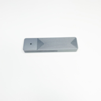 Boîtier en acier inoxydable usiné avec précision CNC en aluminium fraisé SSD Protection Shell Wire EDM Type