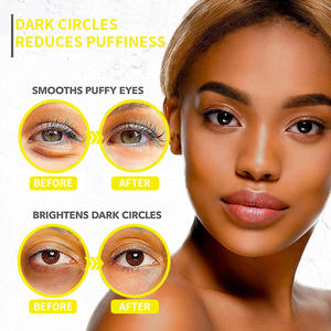 Patchs pour les yeux au collagène végétal bio, marque privée, couleur or, hydratants et anti-âge - Product Image 4