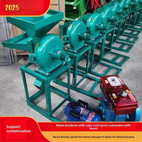 Nouveau moulin à grains auto-amorçant en acier au carbone type 280 pour usage domestique, moteur 220V, moulin à farine agricole haute performance