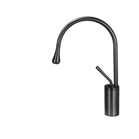 Robinet de lavabo en cuivre à poignée unique, monotrou, à montage sur comptoir, avec cartouche en laiton, marque privée sous licence L-851, pour salle de bain