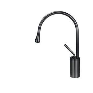 Grifo de lavabo de cobre de un solo orificio con una sola manija, montado en cubierta, con válvula de latón L-851 para baño - Product Image 4