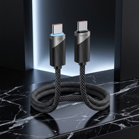 Câble USB C vers USB C tressé Toocki 100W PD à charge rapide, puce intelligente, chargeur Type C 5A, câble de données 480 Mbps pour téléphone et ordinateur portable