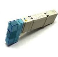 Vanne solénoïde pneumatique SY5400-5U1-NA 5/2 voies, 5/3 5 voies, électromagnétique, interface NPT, série SY5000 24V DC