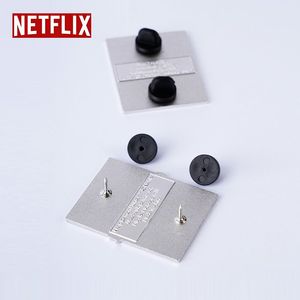 เข็มกลัดตัวละคร Netflix ทำจากโลหะผสมสังกะสี กล่องสุ่ม ของสะสม ป้ายติดเสื้อ ของที่ระลึก งานปาร์ตี้ - Product Image 3