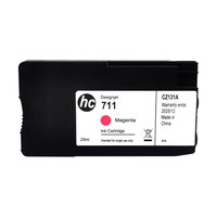 Compatible con cartucho de tinta HP 711 711XL HP711 para HP T120 T130 T520 T530 T125 DesignJet Plotter tintas de inyección de tinta con Chip