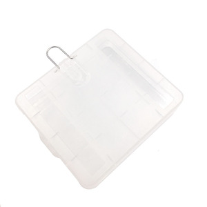 Estuche de Almacenamiento para Baterías de Cigarrillos Electrónicos 18650 18350 80mm X 71.5mm X 23.3mm Plástico Transparente Blanco con Tapa - Product Image 2
