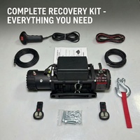 Treuil électrique KAWADA 48V 24V12V en acier, câble en acier inoxydable, moteur DC, télécommande, capacité 12000LBS, 1400W, montage inférieur, ATV/UTV
