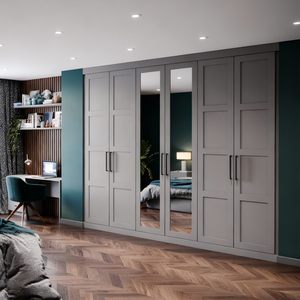 Armadio su Misura BALO, in Legno Massello e MDF, Ecologico e Durevole, Ampio Spazio di Stoccaggio, per Hotel - Product Image 2