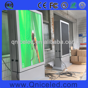 Panneau de télévision LED imperméable avec Totem, support gratuit au vent, de 55 et 85 pouces, pour la publicité de la télévision, pied de sol, panneau en carton - Product Image 4