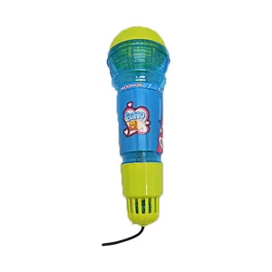 eco-friendly plastic toy Led microphone with echo and bell