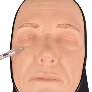 Modèle d'entraînement multi-directionnel pour injections faciales féminines, mannequin en silicone pour la pratique des injections de Botox - Product Image 4
