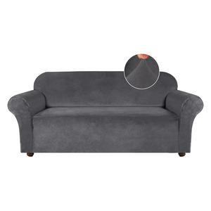 All'ingrosso moderno <span class=keywords><strong>copridivano</strong></span> ad angolo elasticizzato Set di <span class=keywords><strong>fodera</strong></span> in velluto lavabile <span class=keywords><strong>fodera</strong></span> per divano con fondo elastico antiscivolo - Product Image 1