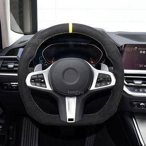 Actualización de volante Alcantara para <span class=keywords><strong>BMW</strong></span> E12 E28 E34 E39 E60 E61 F10 F11 F07 G30 <span class=keywords><strong>G31</strong></span> G60 G61 E24 E63 E64 F06 F12 F13 G32 - Product Image 1