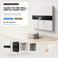 Passerelle Murale Intelligente V1 Apple Home HomeKit Matter Zigbee 3.0 WiFi Double Bande PoE Ethernet Télécommande IR Type 86 Domotique