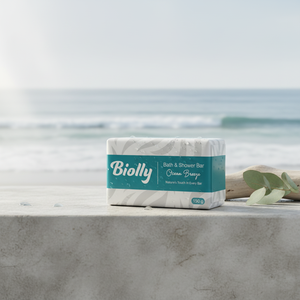 Jabón en Barra Biolly 150g Aroma Brisa Marina - Neutralizador de Olores, Limpieza Activa, Tacto Sedoso - Product Image 3