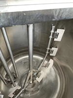 Serbatoio in Acciaio Inox da 500L 50L con Agitatore, Miscelatore per Latte, Zucchero, Salse, Serbatoio di Miscelazione 1000L IBC