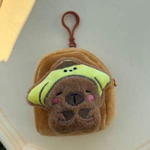 漫画風のかわいいカピバラのコインパース、ぬいぐるみカピバラ、小さなスクールバッグのペンダント、クレーンゲームの景品、ギフト、ぬいぐるみおもちゃ - Product Image 4