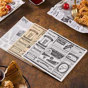 Eco-Friendly Virgin Coated Greaseproof Wrapping <b>Paper</b> for Pizza Bread Cake Hamburger Baking-Recyclable Food Grade - Product Image 6