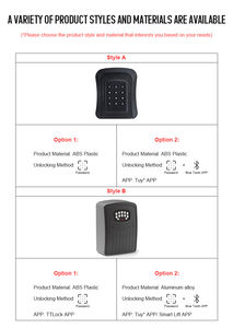 Boîte à clés intelligente extérieure pour agents immobiliers, sécurisée, avec serrure TT, en alliage, à code numérique et application, pour rangement de voiture - Product Image 5