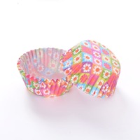 Moules à pâtisserie en papier miniatures colorés de 9 cm, de qualité alimentaire, résistants au four, pour muffins faits maison, doublures pour cupcakes, moules à pâtisserie