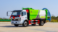 Prix usine Camion compacteur à chargement latéral DF 4x2 Diesel 11 m³ Manuel Écologique
