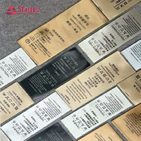 Étiquettes d'entretien et étiquettes de lavage personnalisées en gros, de qualité supérieure, avec code-barres, imperméables, pour les marques de vêtements