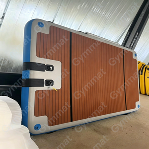 Plateforme flottante modulaire gonflable pour lac, île flottante, ponton, radeau avec surface antidérapante pour piscine, plage, lac, rivière - Product Image 5