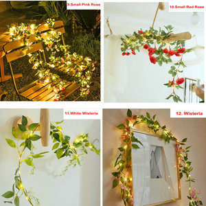 Pin USB Năng Lượng Mặt Trời Hoạt Động Hoa Hồng Chuỗi Ánh Sáng LED Cổ Tích Chuỗi Ánh Sáng Đám Cưới Giáng Sinh Trang Trí Ngoài Trời Đèn Sân Vườn - Product Image 5