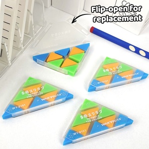 <span class=keywords><strong>Gomme</strong></span> à effacer triangulaire pour le dessin et le croquis, <span class=keywords><strong>gomme</strong></span> <span class=keywords><strong>de</strong></span> <span class=keywords><strong>précision</strong></span> pour les étudiants en art - Product Image 3