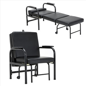 Jiarunde Reclining Office Chair Black 73x83x94cm Versatile <b>Folding</b> <b>Sofa</b> <b>Bed</b> For Sleeping Resting Work - Product Image 2