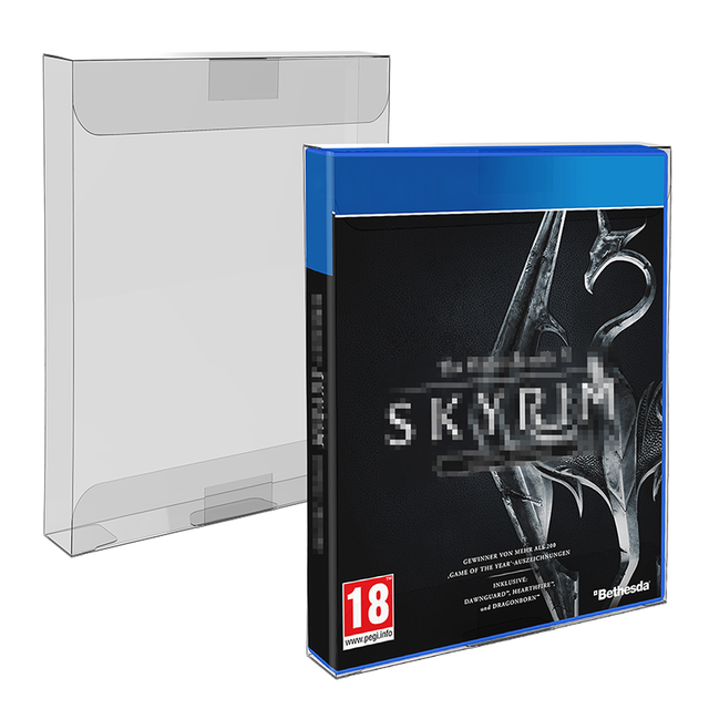 Gaming Card Cartridge Display Clear PET Protective Box Cover Sleeve Case for Sony PS2 for PlayStation 2 Gamecube GC Accessories